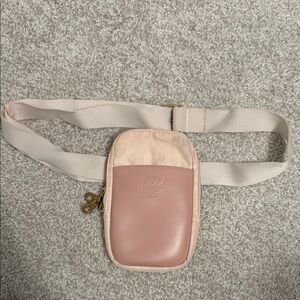 Herschel pink belt bag